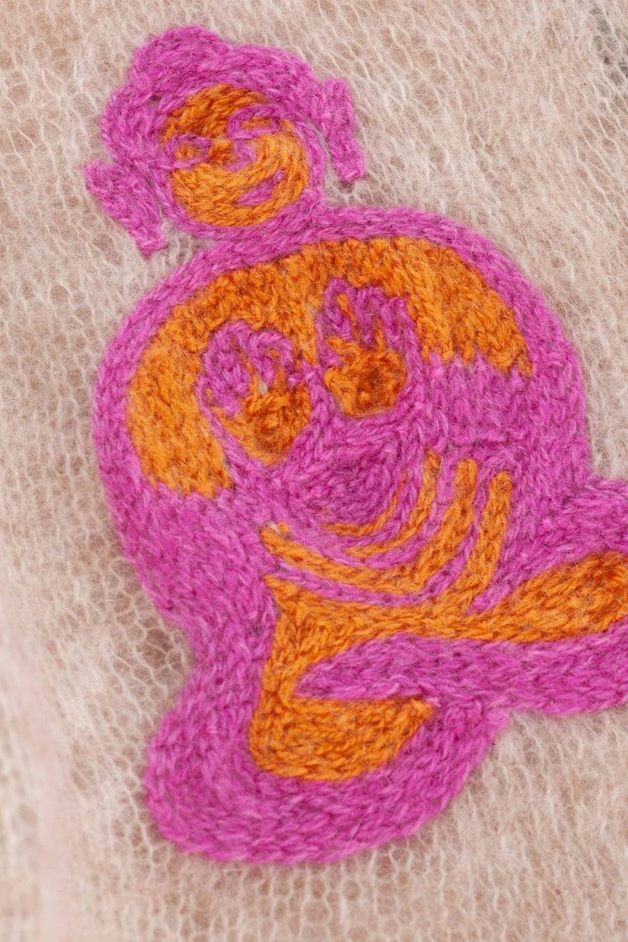 Mouleta Kaschmirschal Hand Embroidery Heißer Verkauf