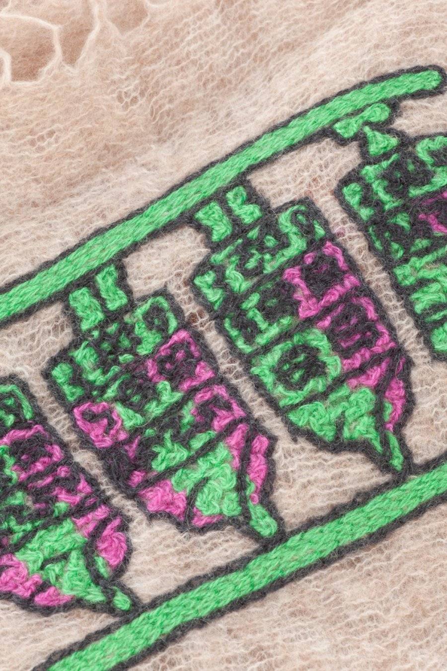 Mouleta Kaschmirschal Hand Embroidery Heißer Verkauf