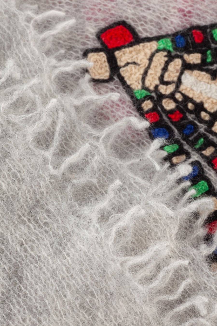 Mouleta Kaschmirschal Hand Embroidery Top Angebot