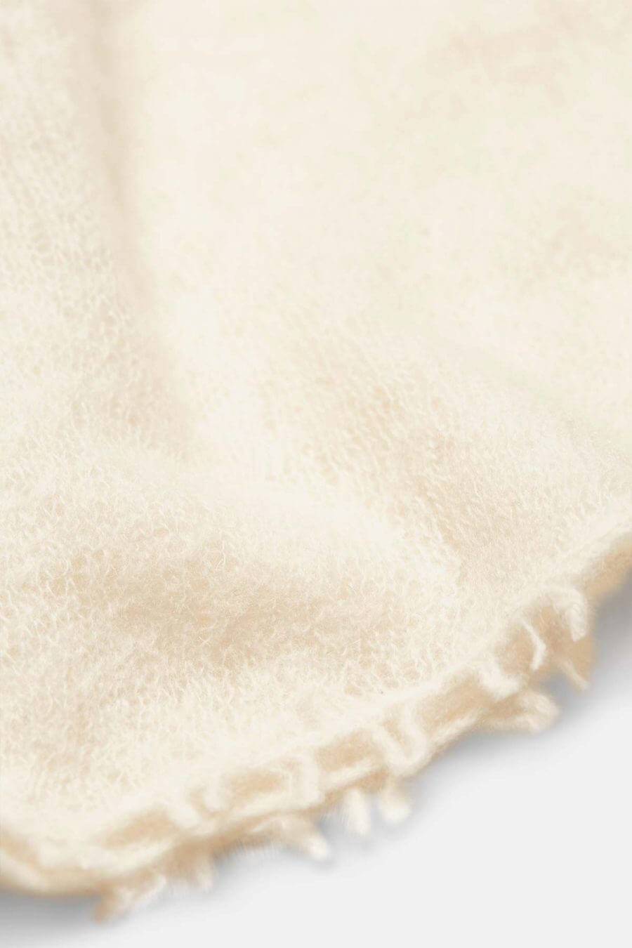 Mouleta Kaschmirschal weiß Colors Sonderangebot der Fabrik