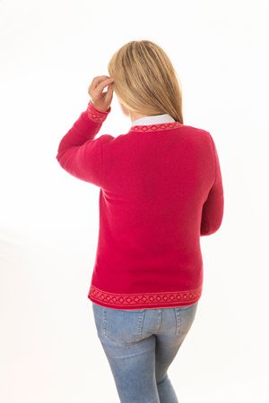 Pezzo D'oro Damentrachtenstrickjacke pink, reine Merinowolle,nachhaltig aus Bayern Blitzangebot