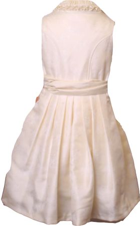 Pezzo D'oro Babydirndl,Taufkleid,Blumenstreudirndl,creme,bestickt Kostenlose Rückgabe