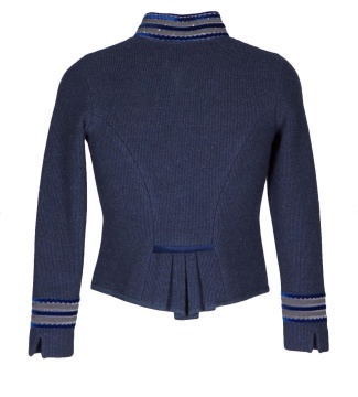 Pezzo D'oro Damen Trachtenstrickjacke in jeansblau von Litzlfelder Zeitbegrenzte Promotion