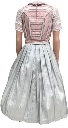 Pezzo D'oro Designer Dirndl Midi rose/silber Festtagsdirndl,Pezzo D&#039;oro Super Rabatt