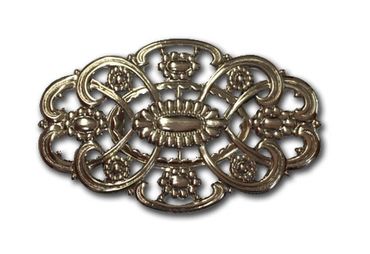 Pezzo D'oro Dirndlspangerl oval,altsilber, Schürzenschließe Trachtenschließe Angebote