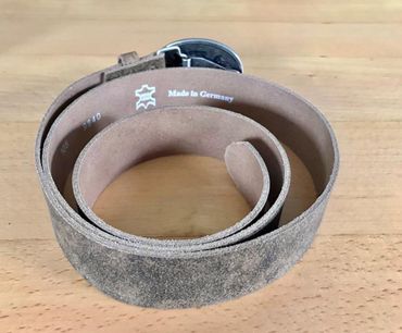 Pezzo D'oro Trachtengürtel, Bayernschließe,echt Leder,braun-oliv,made in Germany 50% Rabatt mit kostenlosem Versand