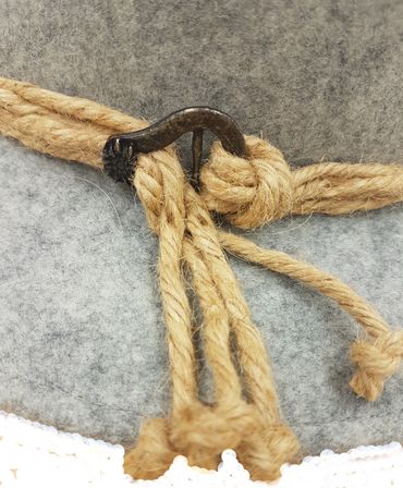Pezzo D'oro Trachtenhut grau-meliert mit Gletscherbrille Begrenzt auf 3 Tage