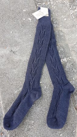 Pezzo D'oro Trachtenkniestrumpf Kniestrumpf zur Lederhose,Wanderkniestrumpf Wollmischung zollfrei