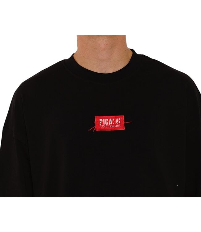 Picaldi EMPHASIZE Oversize Shirt Black Sonderangebot der Fabrik