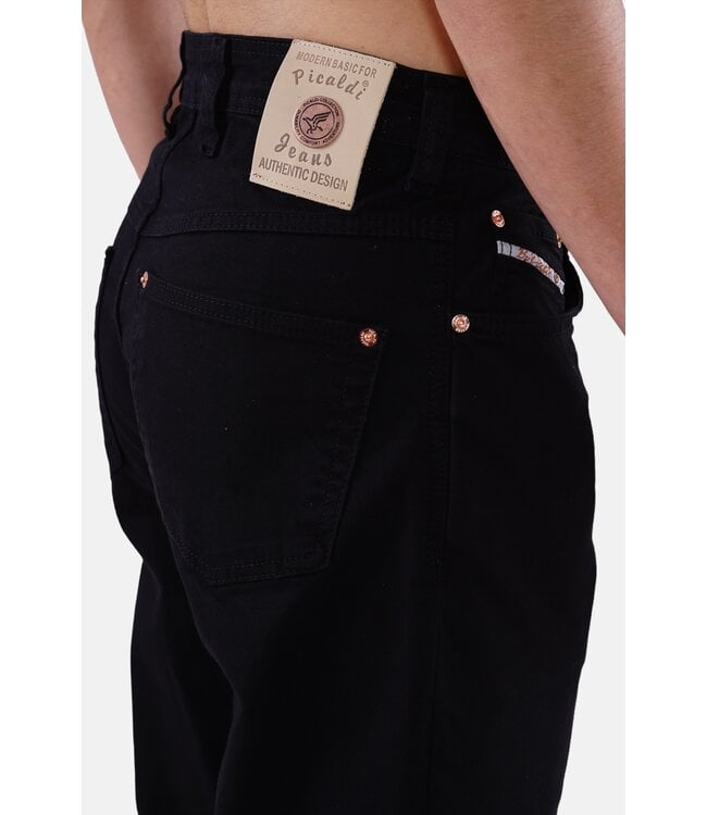 Picaldi Zicco 472 Gabardine Glow BLACK | Loose & Relaxed Fit Schlussverkauf