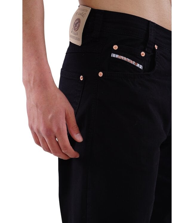 Picaldi Zicco 472 Gabardine Glow BLACK | Loose & Relaxed Fit Schlussverkauf