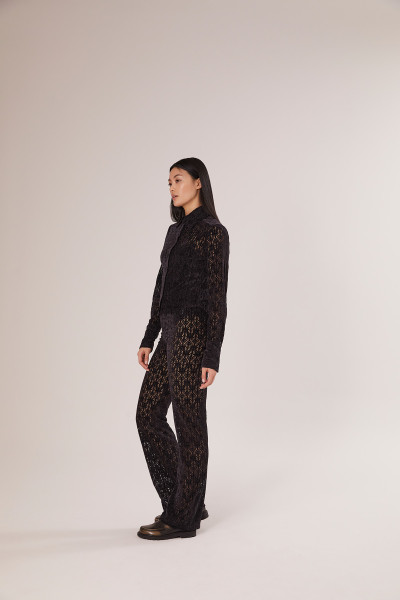 Sosue Lace Pants Black 50% Rabatt mit kostenlosem Versand