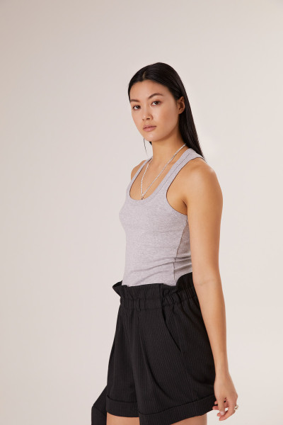 Sosue Tank Top Rip Grey Kostenloser Versand