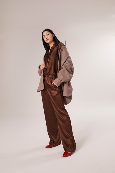 Sosue Coat Antonia Taupe Fabrikpreis
