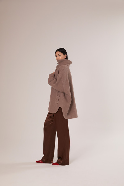 Sosue Coat Antonia Taupe Fabrikpreis