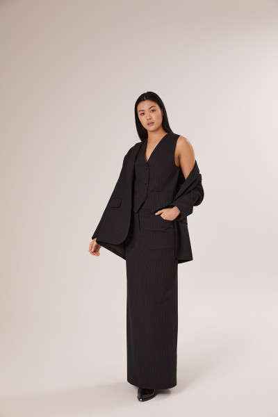 Sosue Vest Pinstripe Rabatt