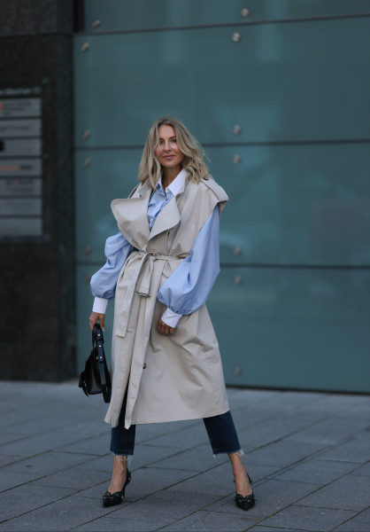 Sosue Trench Weste Desert Flash Sale