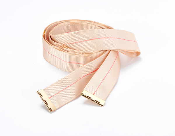 Sosue Flache Sandalen aus Leder-beige Heißer Verkauf