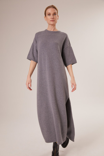 Sosue Short Sleeve Dress Grey Zeitlich begrenztes Angebot