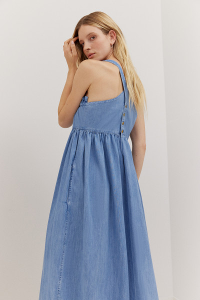 Sosue Dress Laura Denim Blitzangebot