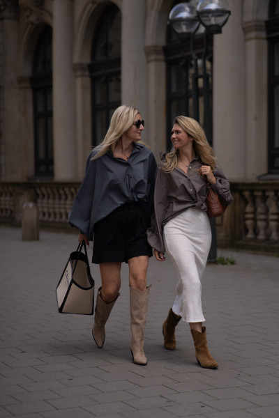 Sosue Skirt Flanell Off White Sonderangebote