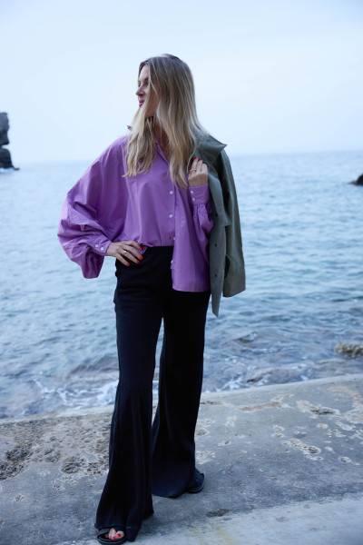 Sosue Bluse Antonia light purple Letzte 2 Tage