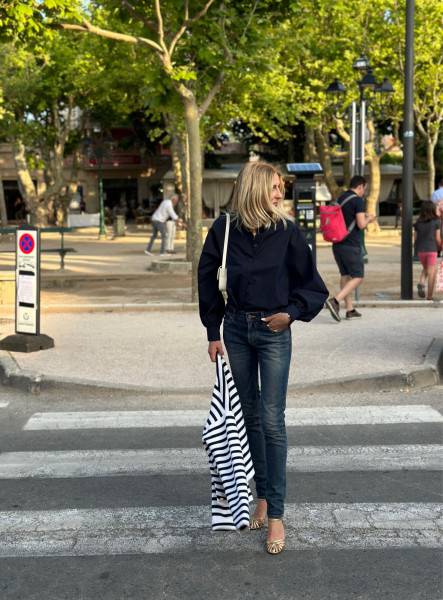 Sosue Bluse Antonia Slim Dark Blue Bis zu 65% Rabatt