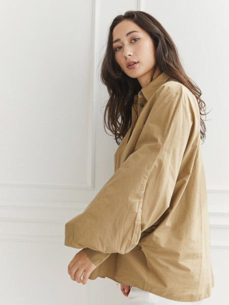 Sosue Bluse Antonia Khaki Sonderangebot der Fabrik