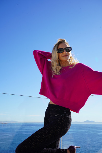 Sosue Pullover Antonia Light Fuchsia Verkauf