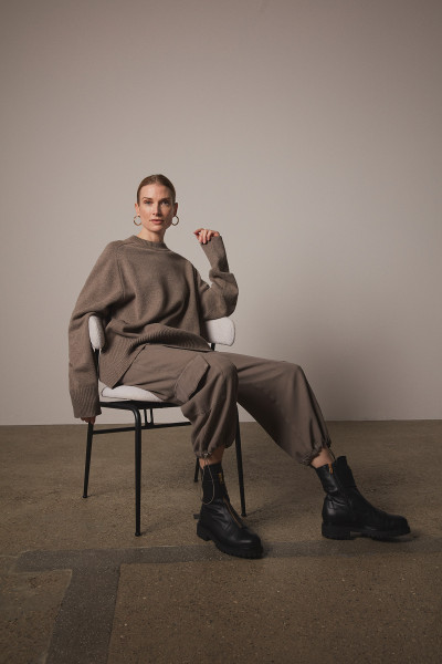 Sosue Cargo-Pants Stone Flash Sale