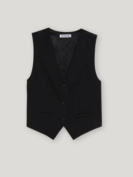 Sosue Vest Pinstripe Riesige Ersparnisse
