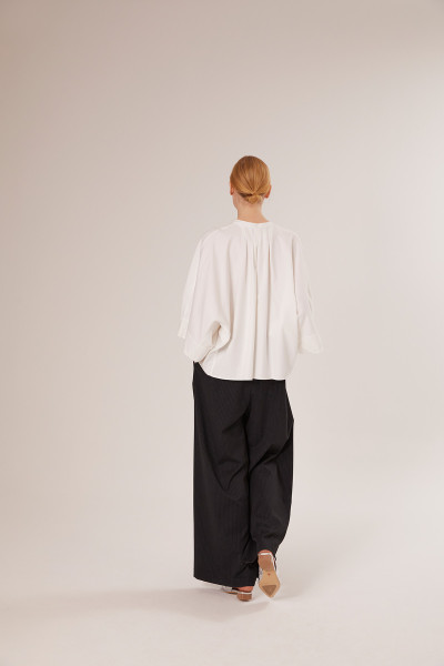 Sosue Flanell Cape White Neueste Stile