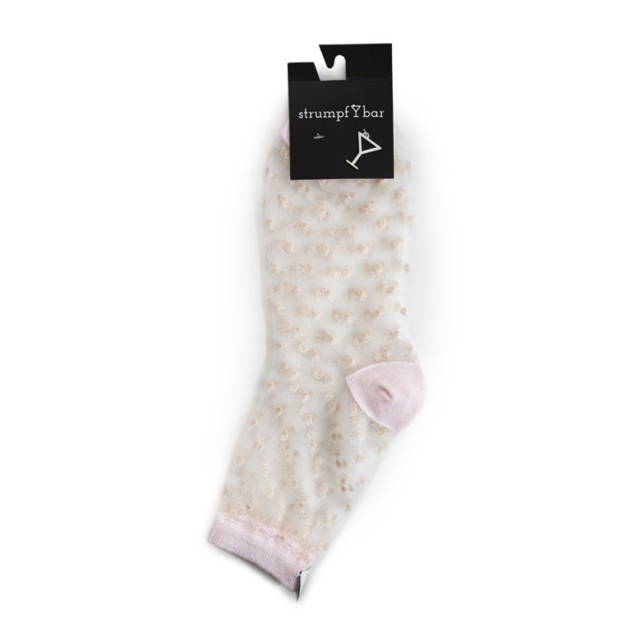Strumpfbar Dots on the Beach rose Lagerräumung