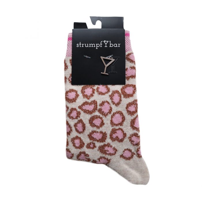 Strumpfbar Taiger Shot beigemelange-rose Online Outlet