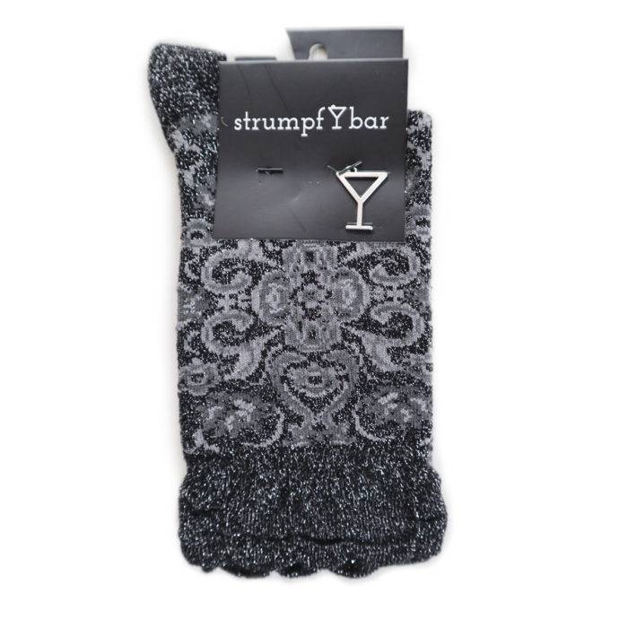 Strumpfbar Royal Punch schwarz-silber Räumungsverkauf