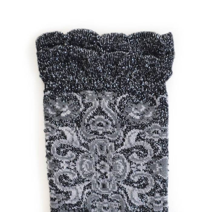Strumpfbar Royal Punch schwarz-silber Räumungsverkauf