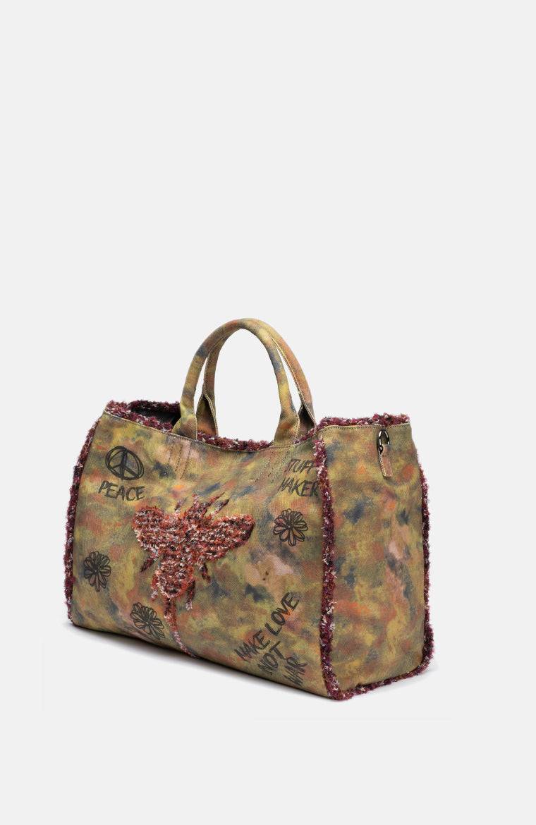 Stuff Maker Iconic Shopper in Used Khaki Lagerräumung
