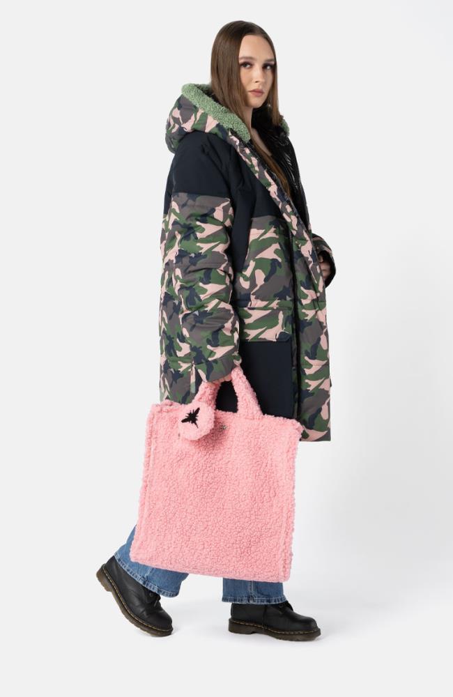 Stuff Maker Teddy Handbag in Pink Top Angebot