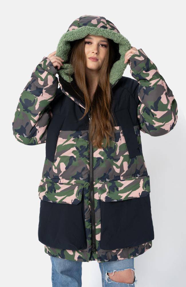 Stuff Maker Wende Parka Camouflage/Schwarz Speichern exportieren