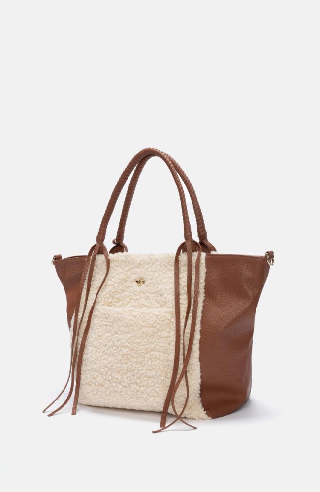 Stuff Maker Hill Road Shopper in Teddy/Cognac Fabrikpreis