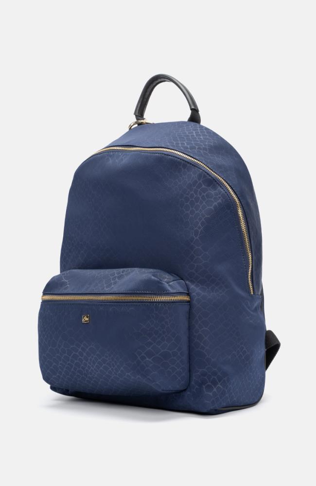Stuff Maker Rucksack mit Teddy Anhänger in Blau Rabatt