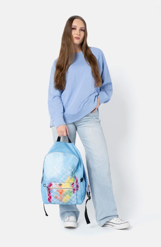 Stuff Maker Rucksack in Jeans/Blau Flash Sale