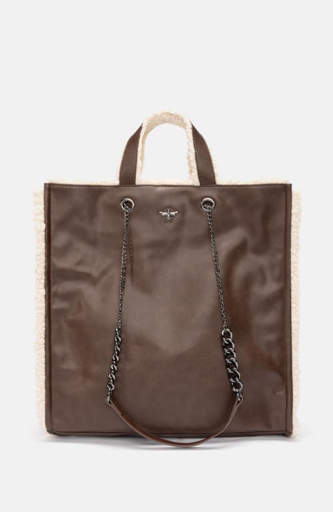 Stuff Maker Shopper in Braun/Beige Online Shopping